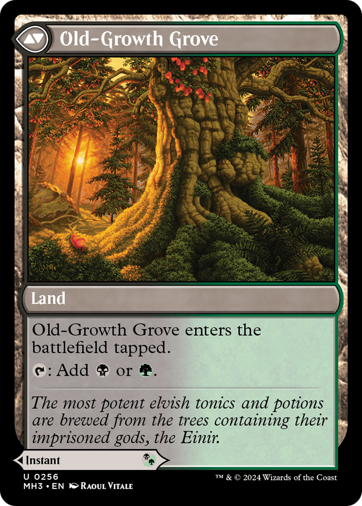 Revitalizing Repast // Old-Growth Grove (MH3-256) - Modern Horizons 3 Foil