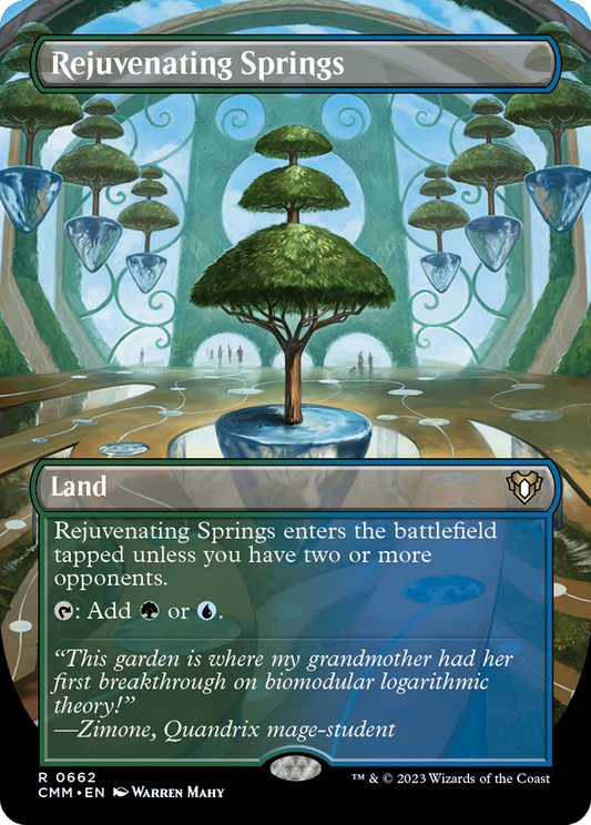 Rejuvenating Springs (CMM-662) - Commander Masters (Borderless)