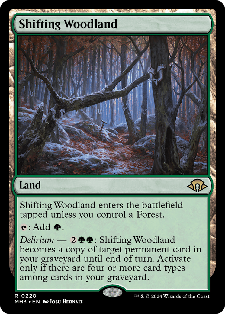 Shifting Woodland (MH3-228) - Modern Horizons 3 Foil