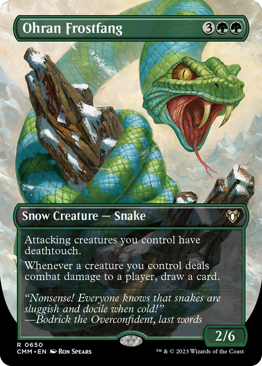 Ohran Frostfang (CMM-650) - Commander Masters (Borderless) Foil
