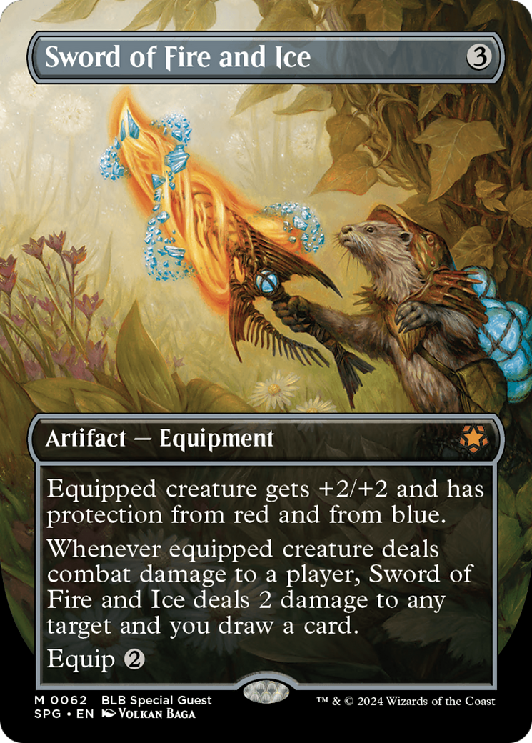 Sword of Fire and Ice (SPG-062) - Special Guests (Borderless) Foil
