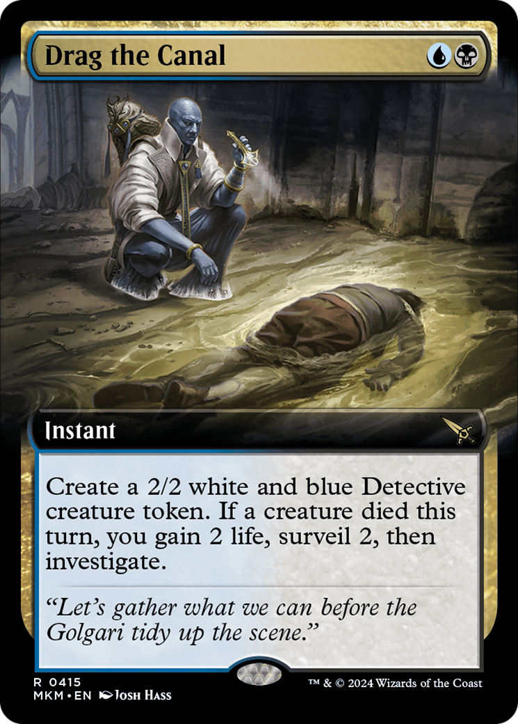 Drag the Canal (MKM-415) - Murders at Karlov Manor: (Extended Art) Foil