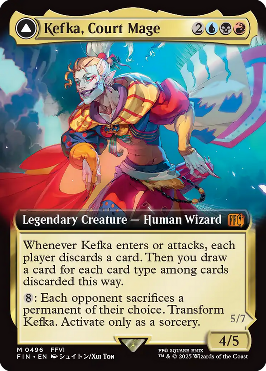 Kefka, Court Magem (Extended Art) (FIN-496) - FINAL FANTASY Foil