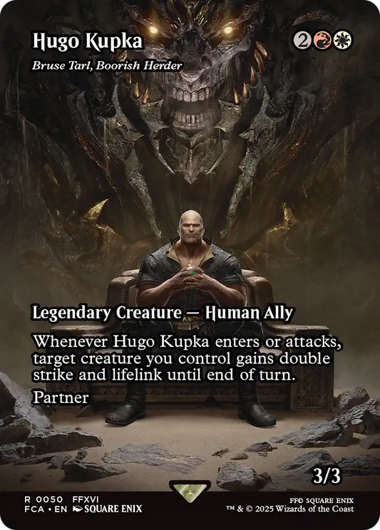 Bruse Tarl, Boorish Herder (FCA-050) - FINAL FANTASY: Through the Ages / Hugo Kupka (Borderless) Foil