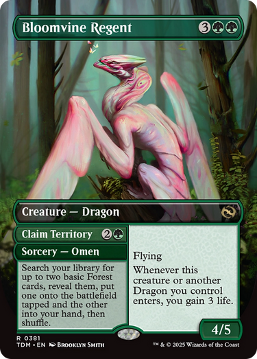 Bloomvine Regent (Borderless) (TDM-381) - Tarkir: Dragonstorm (Borderless)