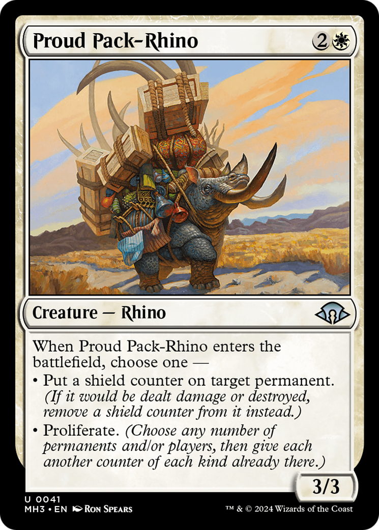 Proud Pack-Rhino (MH3-041) - Modern Horizons 3