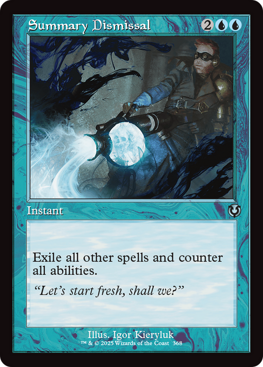 Summary Dismissal (Retro Frame) (-368) - Innistrad Remastered Foil