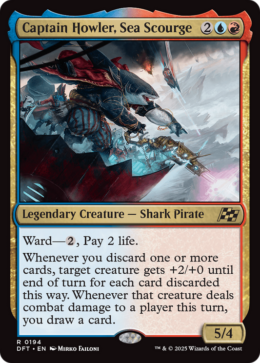 Captain Howler, Sea Scourge (DFT-194) - Aetherdrift Foil