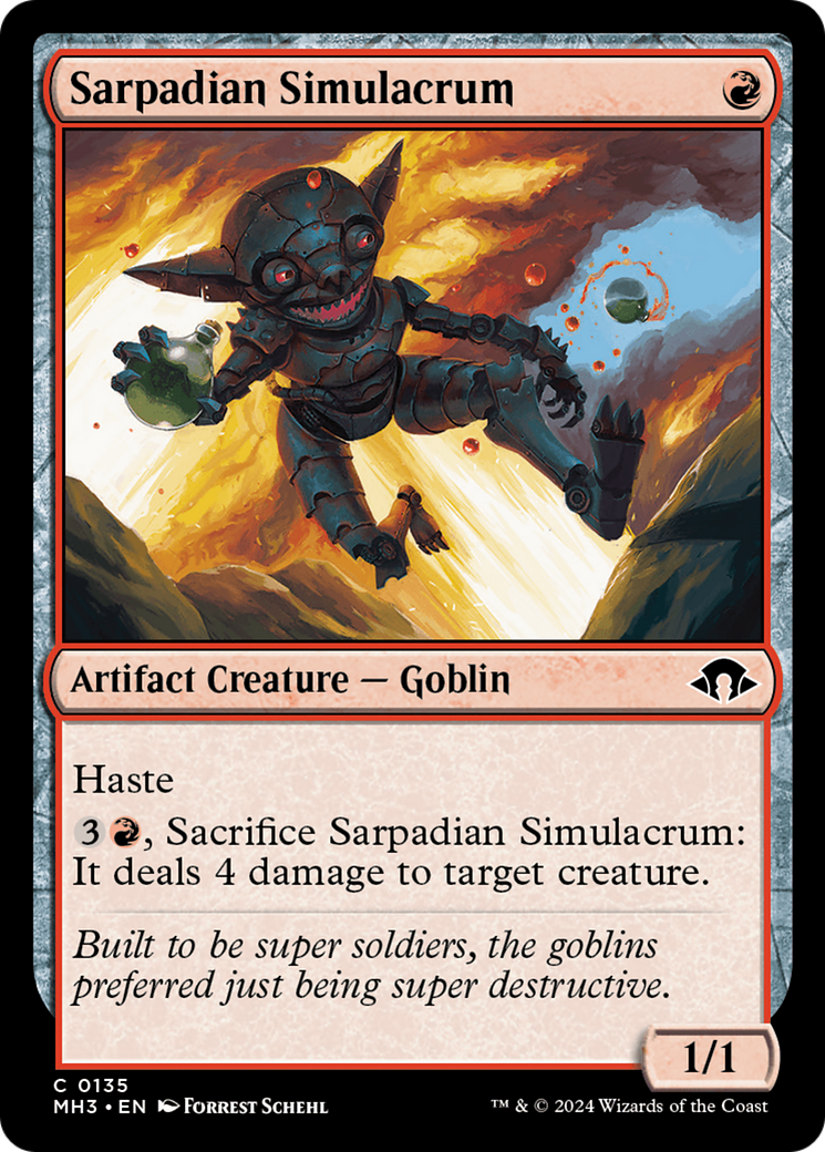 Sarpadian Simulacrum (MH3-135) - Modern Horizons 3 Foil