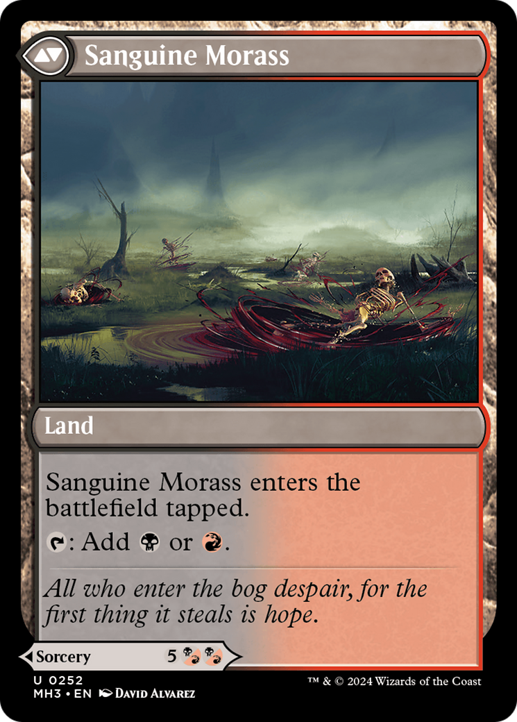 Bloodsoaked Insight // Sanguine Morass (MH3-252) - Modern Horizons 3 Foil