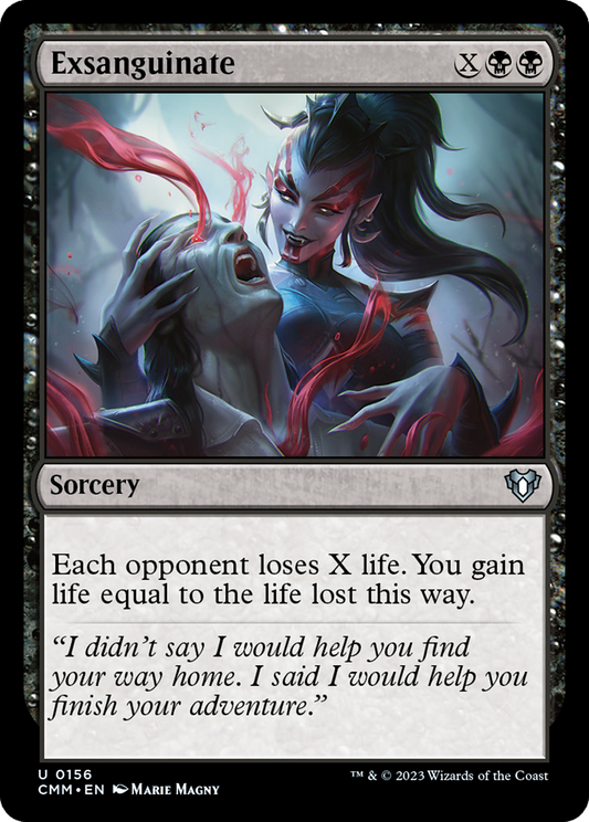 Exsanguinate (CMM-156) - Commander Masters Foil