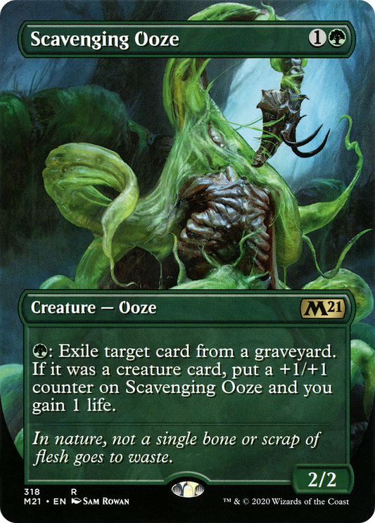 Scavenging Ooze (M21-318) - Core Set 2021 (Borderless)