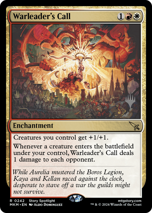Warleader's Call (PPMKM-242) - Murders at Karlov Manor Promos Foil