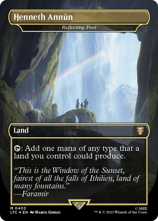 Reflecting Pool (LTC-403) - Tales of Middle-earth Commander / Henneth Annûn (Borderless) Foil