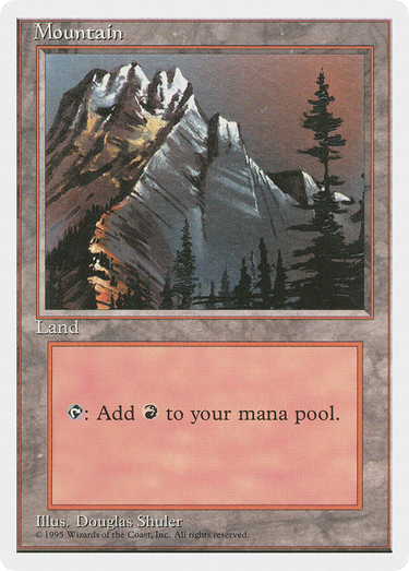 Mountain (A) (4ED-183) - Fourth Edition