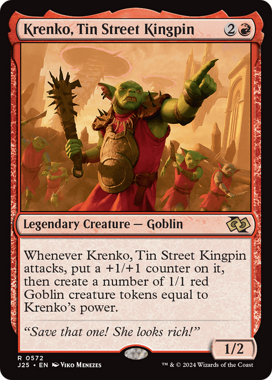 Krenko, Tin Street Kingpin (J25-572) - Foundations Jumpstart