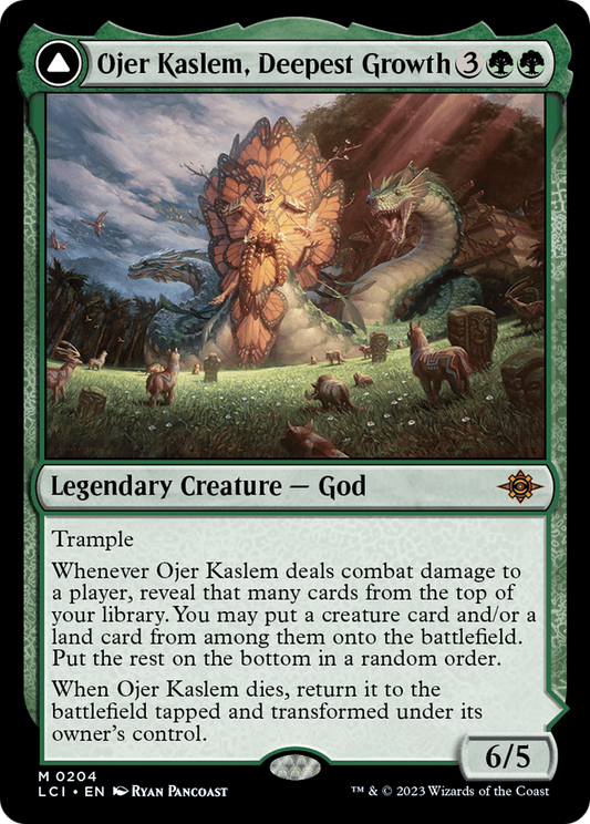 Ojer Kaslem, Deepest Growth // Temple of Cultivation (LCI-204) - The Lost Caverns of Ixalan