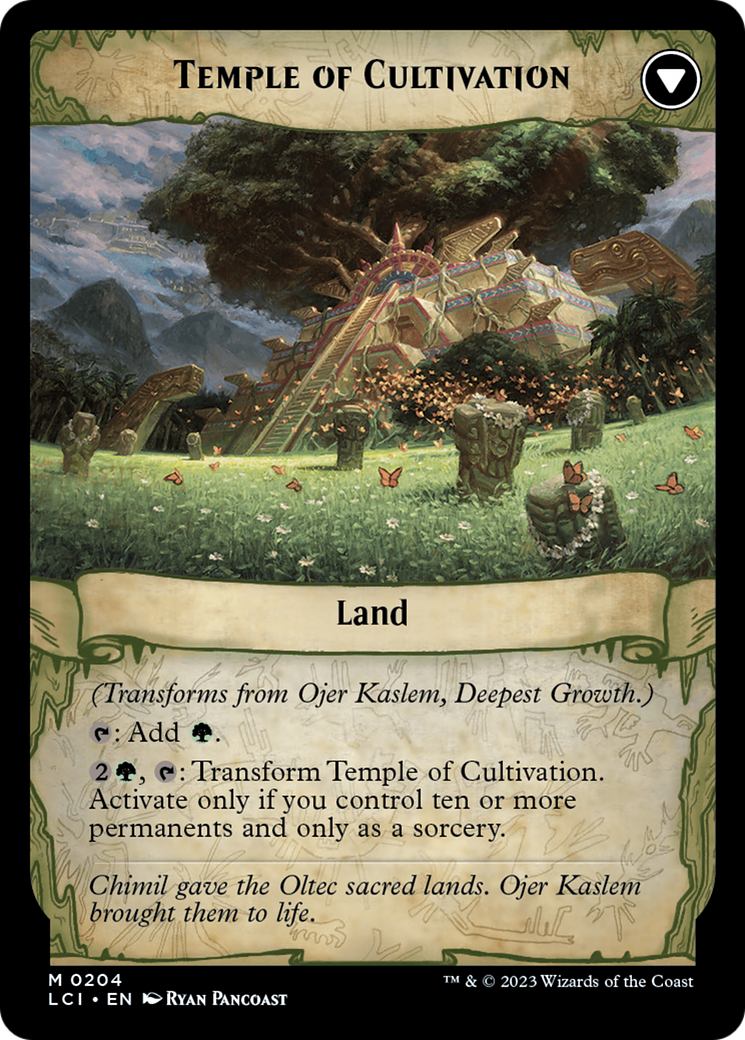 Ojer Kaslem, Deepest Growth // Temple of Cultivation (LCI-204) - The Lost Caverns of Ixalan