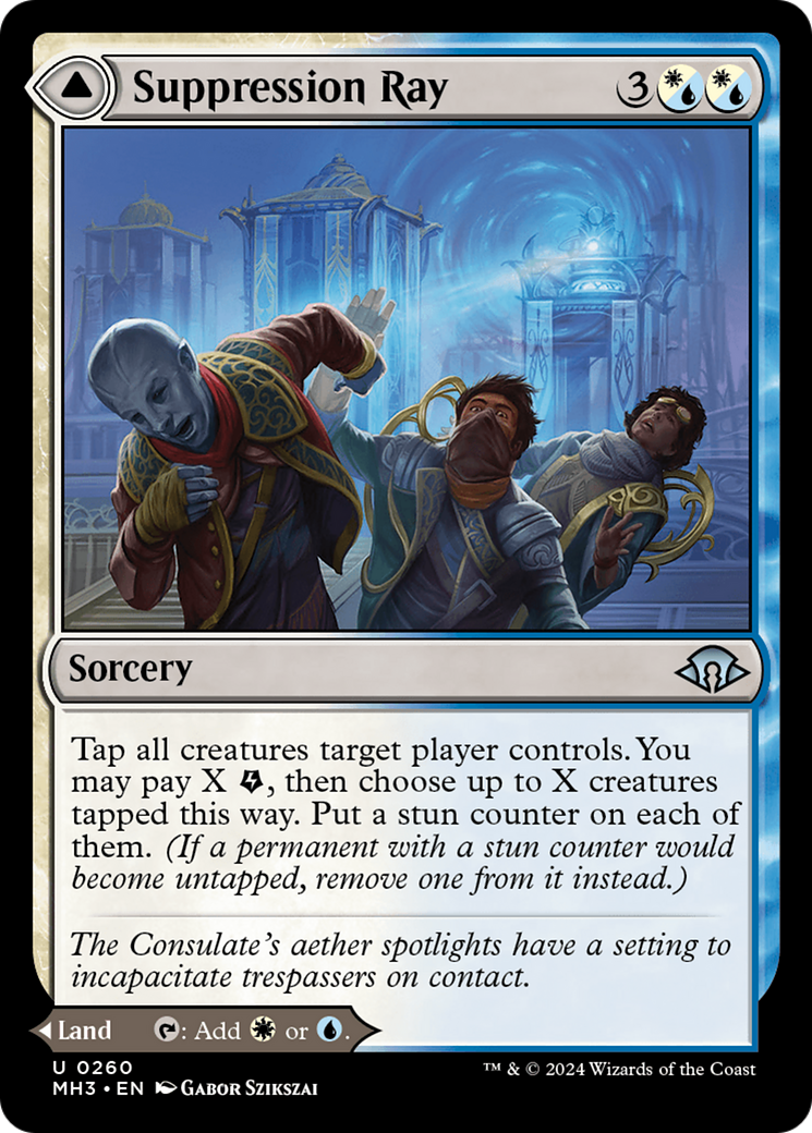 Suppression Ray // Orderly Plaza (MH3-260) - Modern Horizons 3 Foil