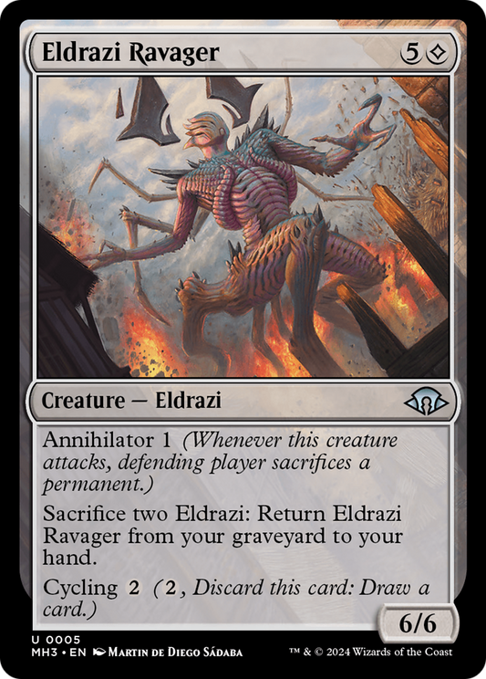 Eldrazi Ravager (MH3-005) - Modern Horizons 3 Foil