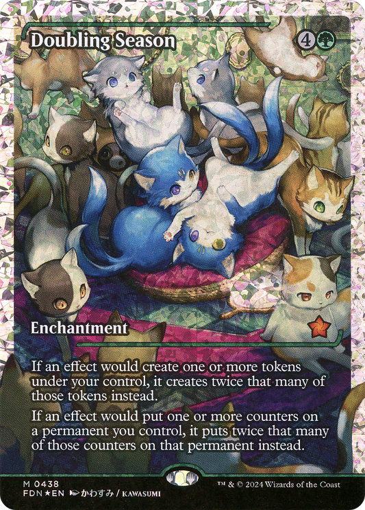 Doubling Season (FDN-438) - Foundations: (Showcase) Foil