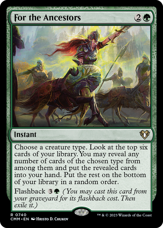 For the Ancestors (CMM-740) - Commander Masters