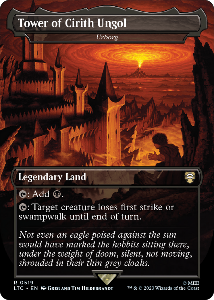 Tower of Cirith Ungol | Urborg Borderless Foil