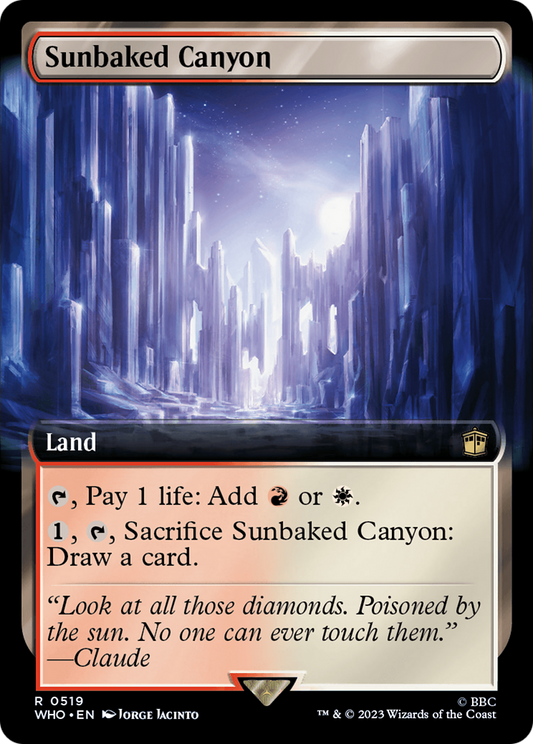 Sunbaked Canyon (WHO-519) - Doctor Who: (Extended Art) Foil