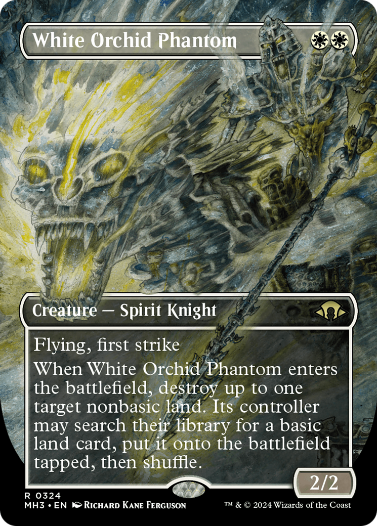 White Orchid Phantom (MH3-324) - Modern Horizons 3 (Borderless)