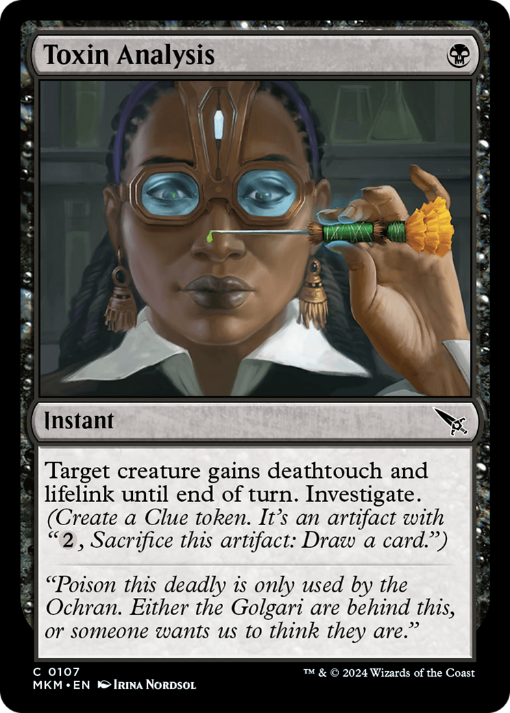 Toxin Analysis Foil