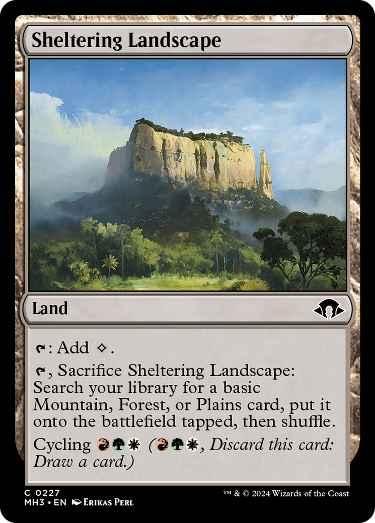 Sheltering Landscape (MH3-227) - Modern Horizons 3 Foil