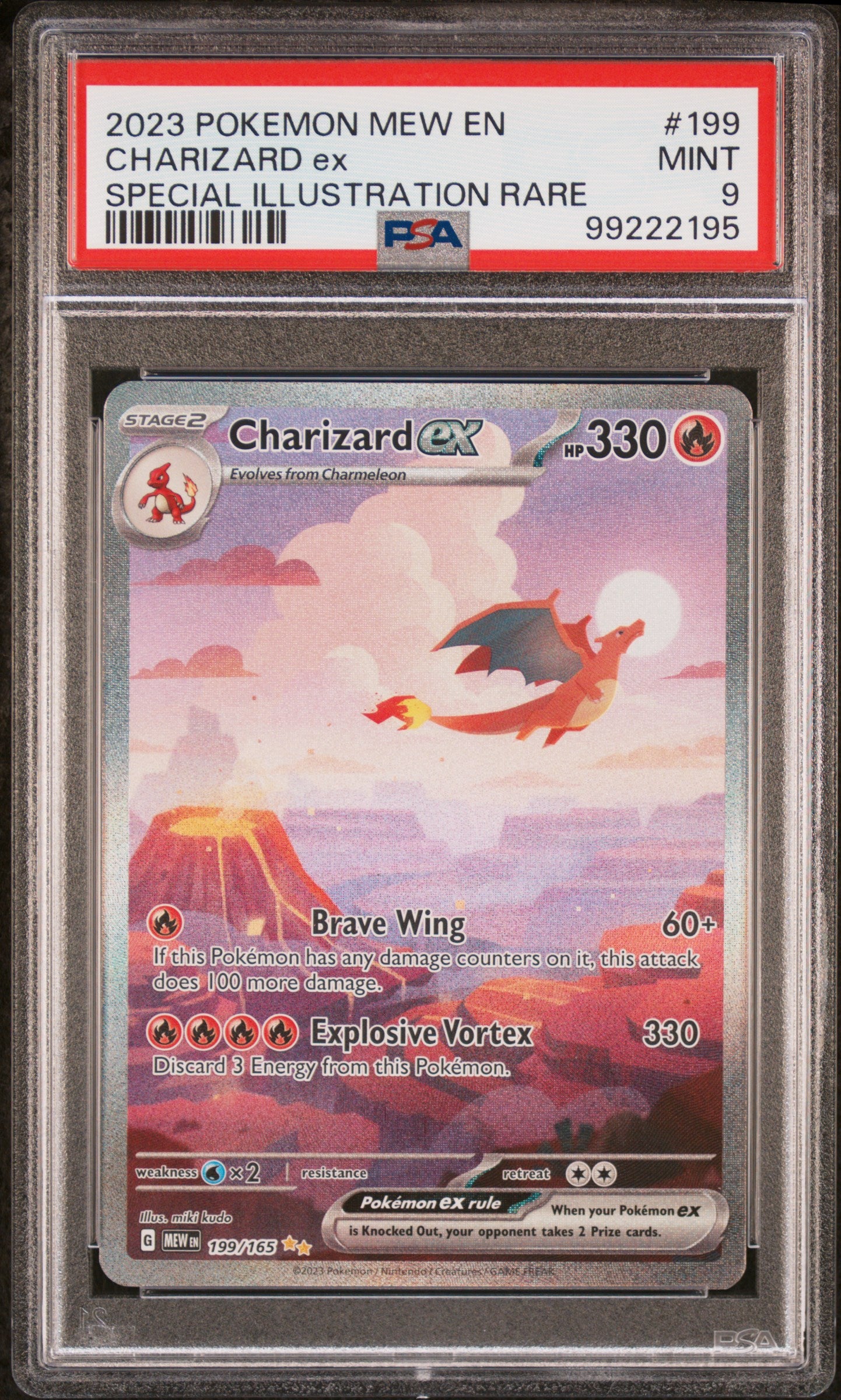 Charizard ex Special Illustration Rare Alt Art PSA 9