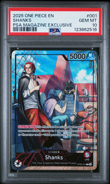 Shanks PSA Magazine Exclusive #001 PSA 10