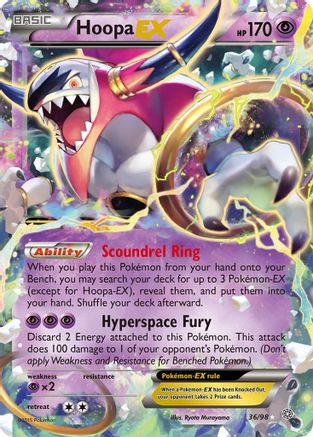 Hoopa EX 36/98 - XY  Ancient Origins Holofoil