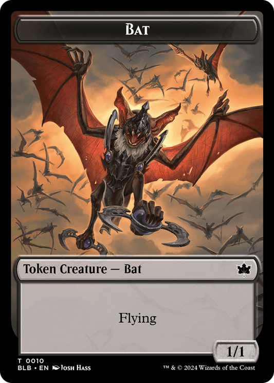 Bat (TBLB-010) - Bloomburrow Tokens Foil