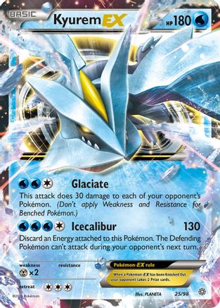 Kyurem EX 25/98 - XY  Ancient Origins Holofoil