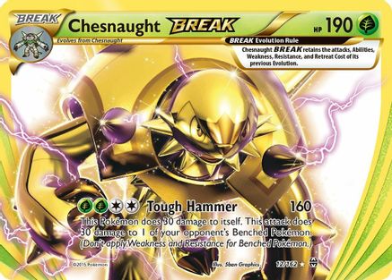 Chesnaught BREAK 12/162 - XY  BREAKthrough Holofoil
