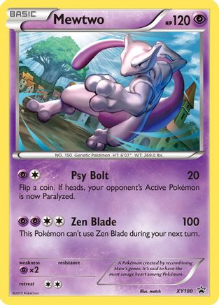 Mewtwo - XY100 XY100/211 - XY Promos Holofoil