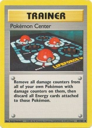 Pokemon Center 85/102 - Base Set