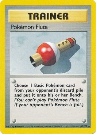 Pokemon Flute 86/102 - Base Set