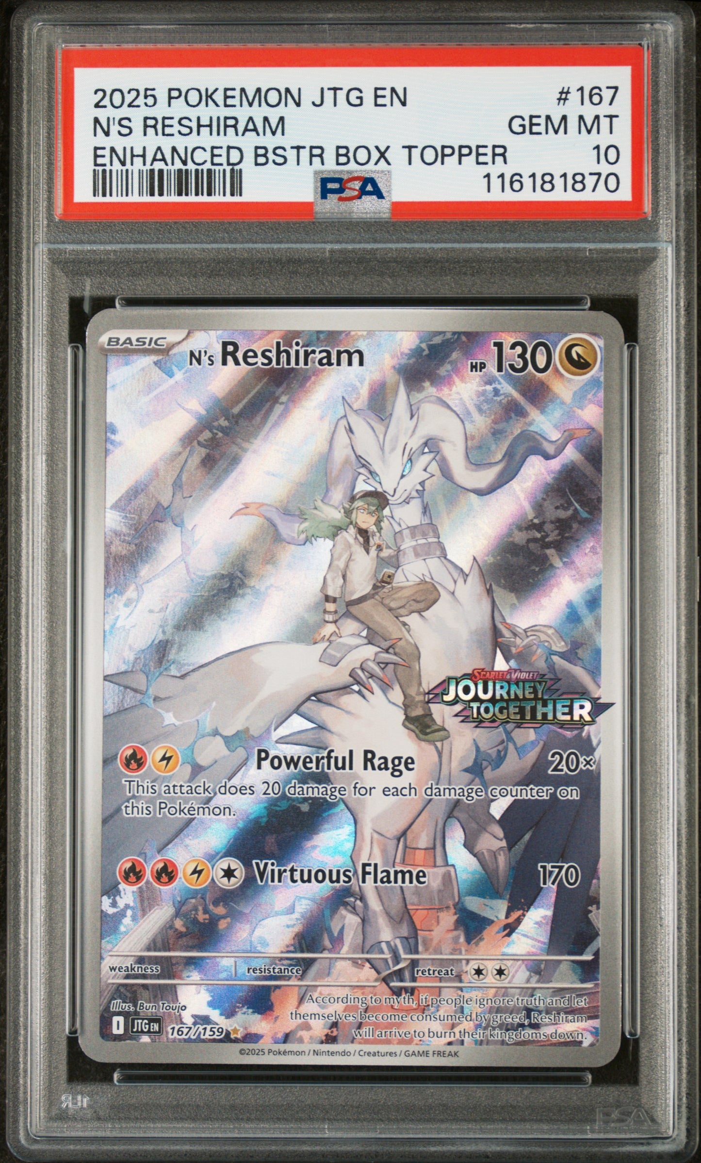 [Consignment] N's Reshiram PSA 10