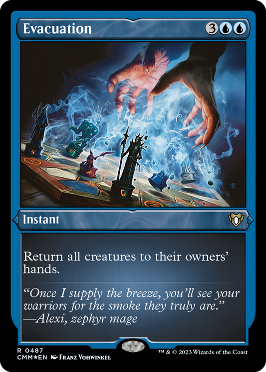 Evacuation (CMM-487) - Commander Masters Etched Foil