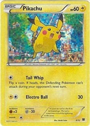 Pikachu - 6/12/12 - McDonalds Promos 2015 Holofoil