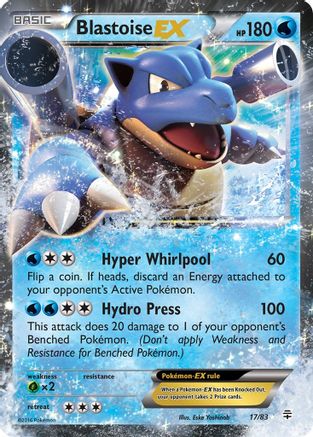 Blastoise EX 17/83 - Generations Holofoil