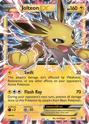 Jolteon EX 28/83 - Generations Holofoil