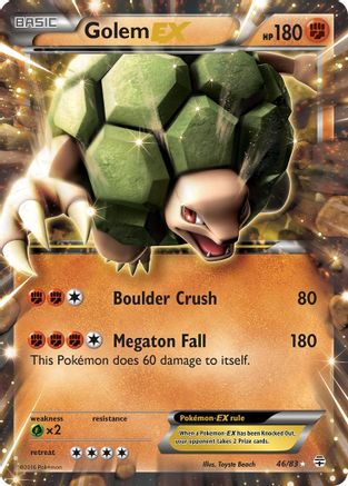 Golem EX 46/83 - Generations Holofoil
