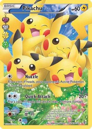 Pikachu (Full Art) RC29/83 - Generations Radiant Collection Holofoil