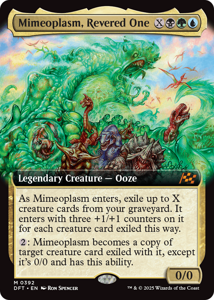 Mimeoplasm, Revered One (Extended Art) (DFT-392) - Aetherdrift Foil