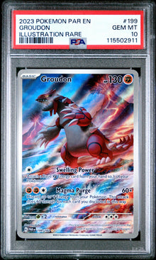 Groudon Illustration Rare #199 PSA 10