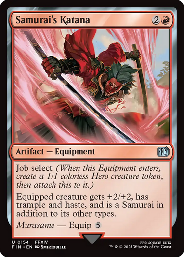 Samurai's Katana (FIN-154) - FINAL FANTASY